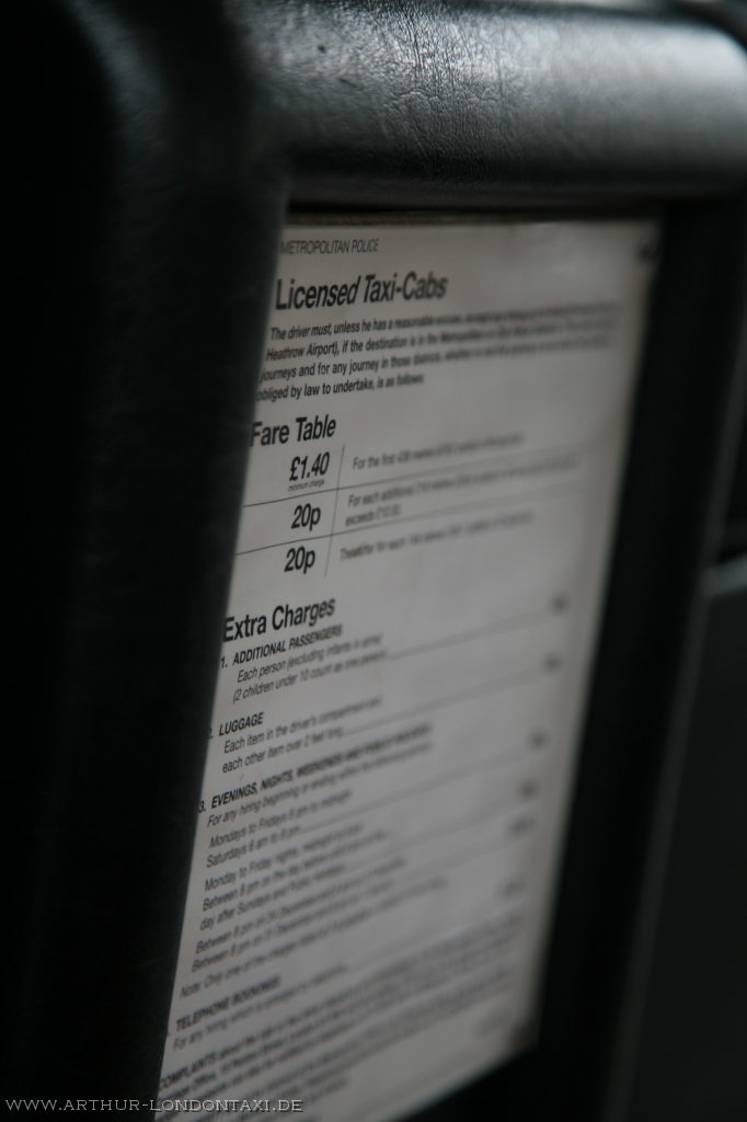 Rainy Day – nichts Besonderes für ein englisches Taxi